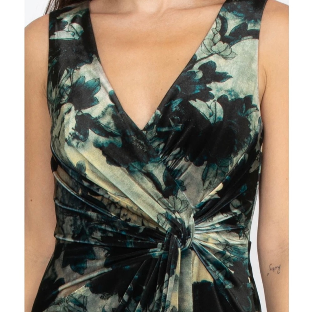 NWT! Johnny Was Sherwood Mist Velvet Dress Size 6 - Picture 4 of 11